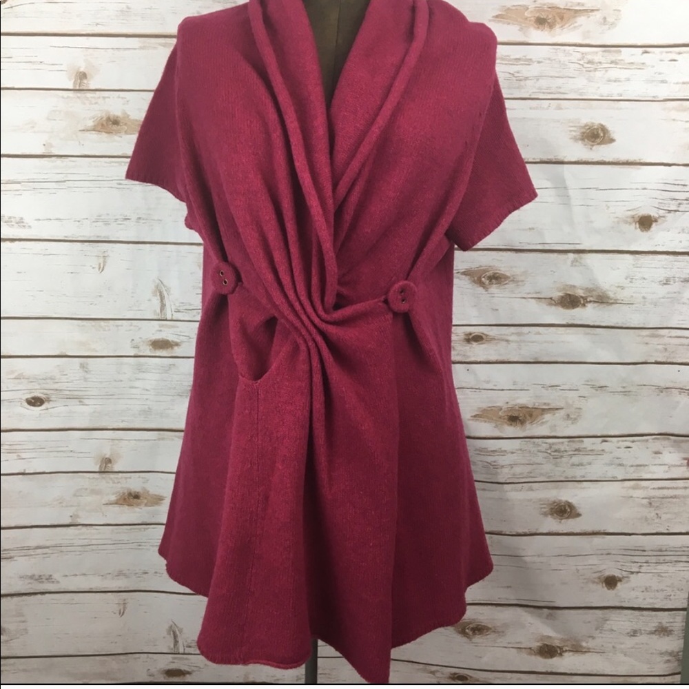 Anthropology Gorgeous pink sweater